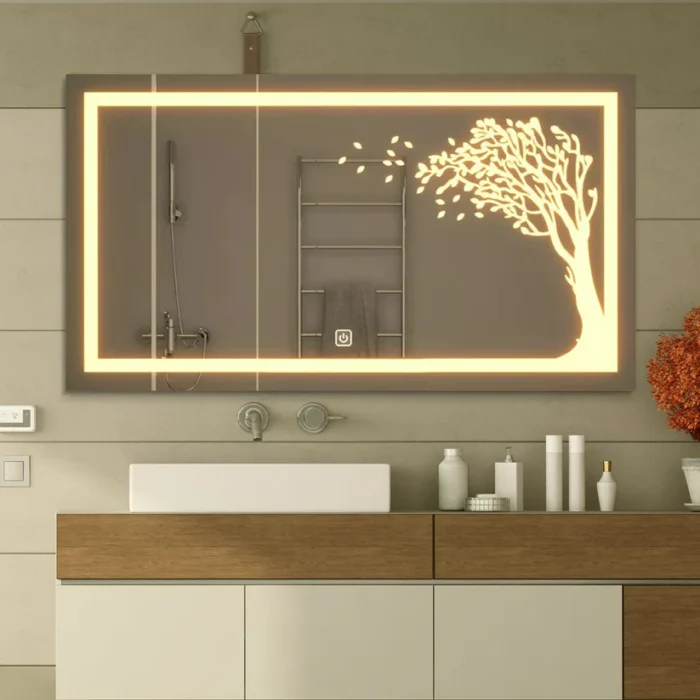 Rectangular Shape Bathroom Mirror